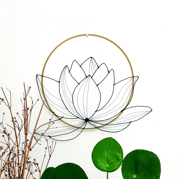 Décoration murale-Lotus 20 cm- – Image 2