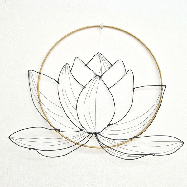 Décoration murale-Lotus 20 cm- – Image 3