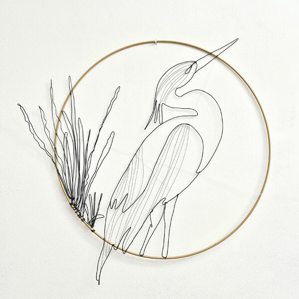 Décoration murale - Héron 40 cm – Image 3